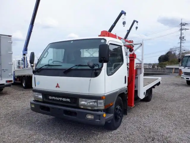 三菱 キャンター  車両重機運搬  H13